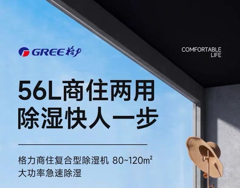 格力除湿机DH56EI优惠价格3999元